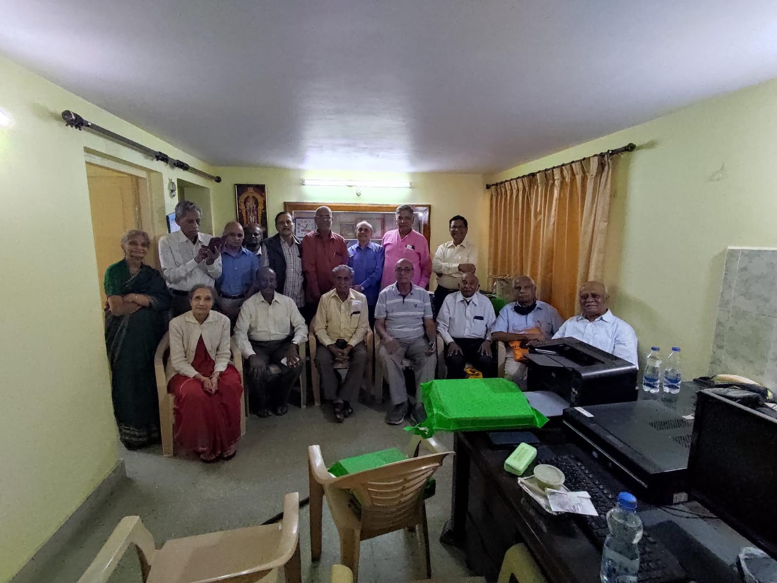 Members assembled at the Association's office room